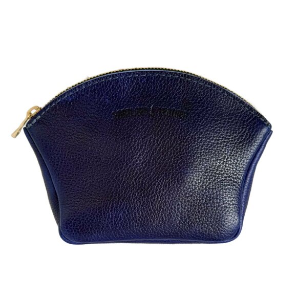 Portland Leather AP Large Cobalt Seashell Pouch - Brand New - Picture 1 of 8